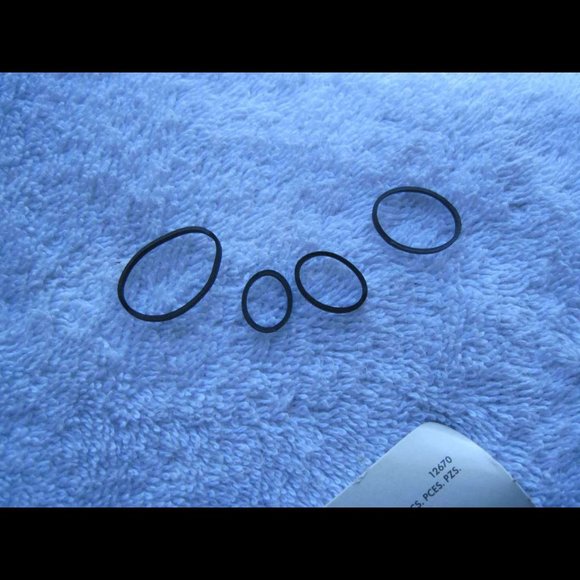 <250 Black Goody Rubber Band Hair Ponytailer Elastic Hair Bands 2006 Darlene - Picture 3 of 9